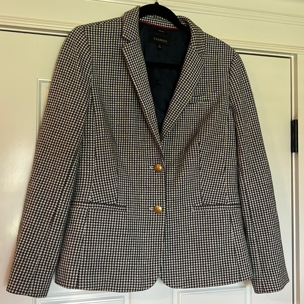 Talbots Ponte Knit Blazer Sz 10
